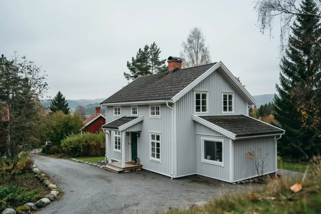 renovering och ombyggnad av g ststuga med mindre tillbyggnad i noret leksand