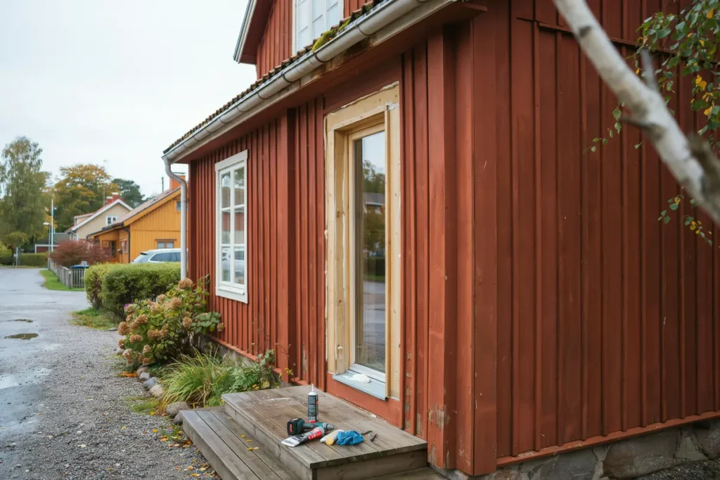 augusti r r tt tid att t ta huset inf r h sten s planerar du fogning lister och sm reparationer smart