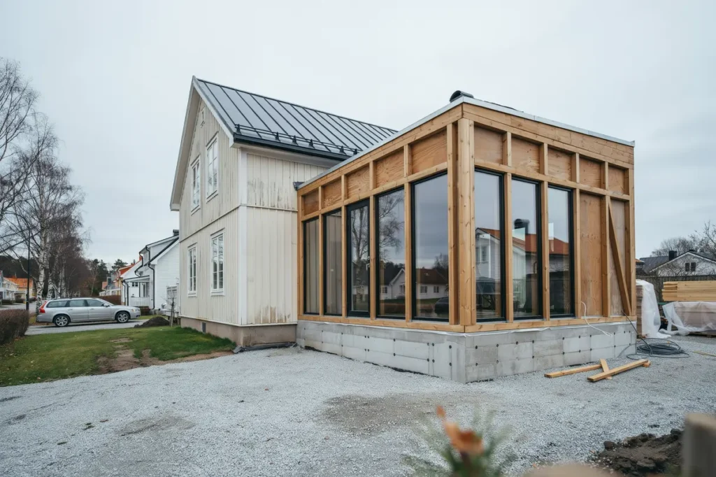 bygga uterum mot huset regler grundl sning isolering och kostnader att planera f r
